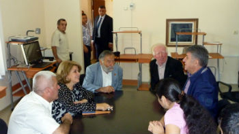 Недавно Дом культуры посетили первая леди Армении Рита Саргсян и председатель Союза армян России Ара Абрамян.