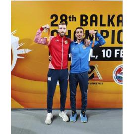 Бегун на 1500 м Ерванд Мкртчян и прыгун тройным Левон Агасян завоевали соответственно золотую и серебряную медали на чемпионате Балканских стран