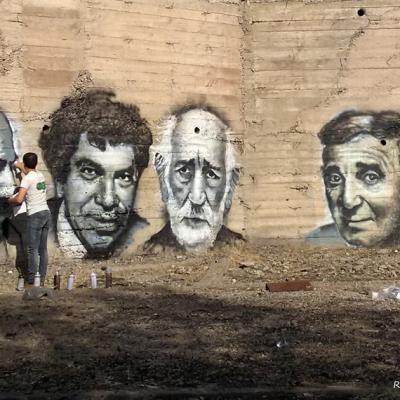 Замечательные граффити великих армян сегодня украшают различные уголки нашей столицы