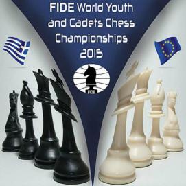 Логотип чемпионата мира по шахматам среди юношей-2015