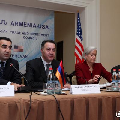 Заседание армяно-американской межправительственной комиссии