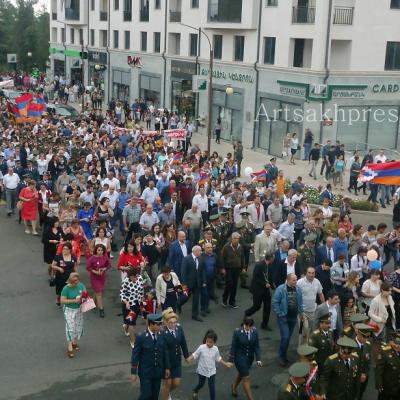 Празднества по случаю юбилея Дня независимости в Арцахе