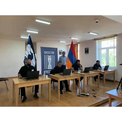 Армянские заключенные сыграли в шахматном турнире вместе с заключенными из России, США и Испании в рамках проекта 'Шахматы во имя свободы'