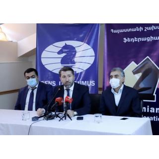 В Шахматной академии Армении состоялась церемония открытия первого онлайн чемпионата мира по шахматам среди заключенных