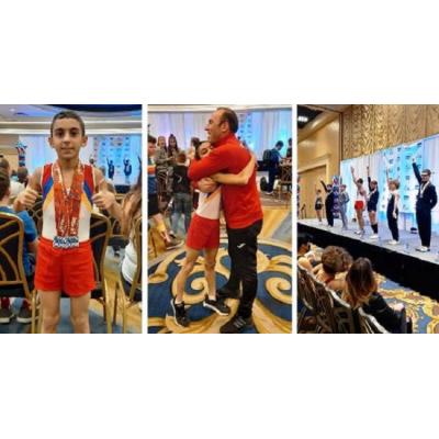 Юные армянские прыгуны на батуте с честью выступили на прошедшем в Лас-Вегасе клубном чемпионате 'MEGA meet 2022'