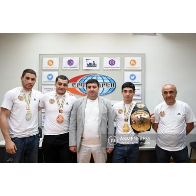Президент Федерации бокса Армении, главный тренер и члены национальной команды подвели итоги чемпионата Европы по боксу