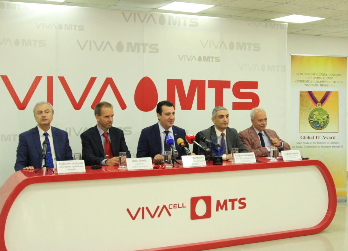 ВИЦЕ-ПРЕЗИДЕНТ IBM, ЛАУРЕАТ ГОСПРЕМИИ АРМЕНИИ В СФЕРЕ ИТ ПОСЕТИЛ ОФИС  VIVA-MTS - golosarmenii.am