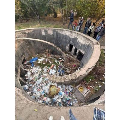 Уборка мусора с территории Разданского ущелья