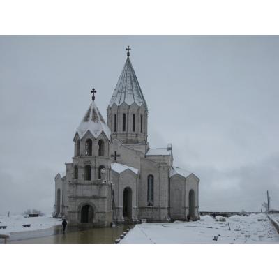 Восстановленная шушинская церковь Казанчецоц, XIX в.