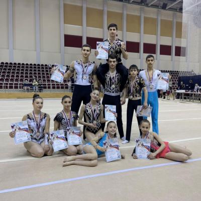 Сборная Армении по спортивной акробатике завоевала одну серебряную и пять бронзовых медалей на международном турнире памяти Владимира Гургенидзе в подмосковном городе Одинцово