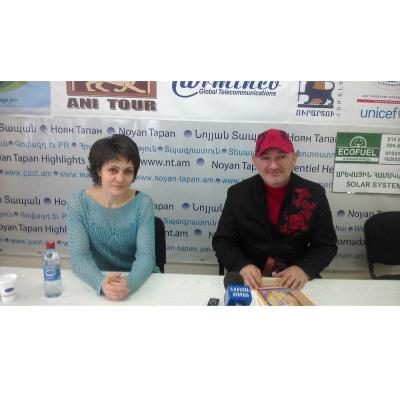 Организаторы армяно-китайского культурного фестиваля Тигран Чобанян и Лилия Карапетян подвели итоги мероприятия