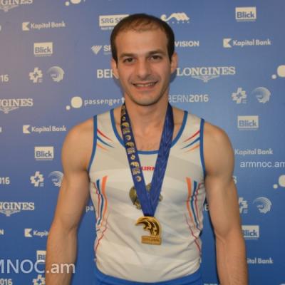 Чемпион Европы по спортивной гимнастике Арутюн Мердинян собирается улучшить свою программу перед ОИ-2016 в Рио-де-Жанейро