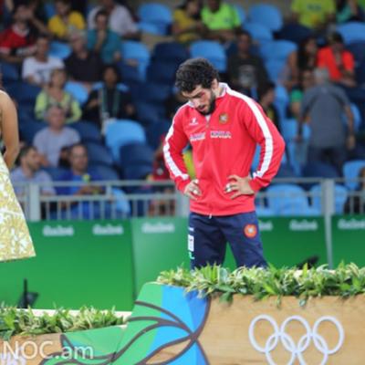 У армянского борца Миграна Арутюняна украли золотую олимпийскую медаль в Рио-де-Жанейро