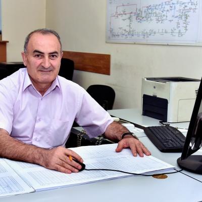 Ашот ЧОБАНЯН, ведущий  инженер-диспетчер  Центральной производственно-диспетчерской службы ЗАО 'Газпром Армения'