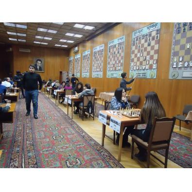 В Ереване проходит 73-й чемпионат Армении по шахматам среди женщин