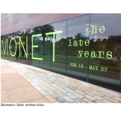 Выставка 'Моне: поздние годы'