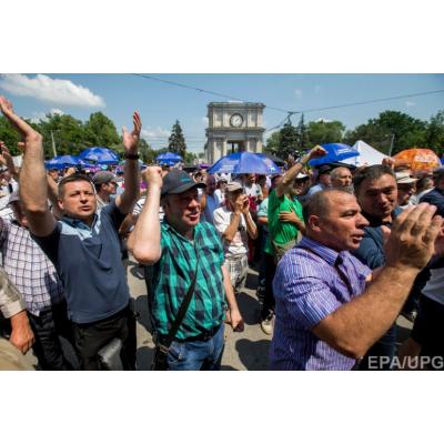 Акция протеста в Молдове