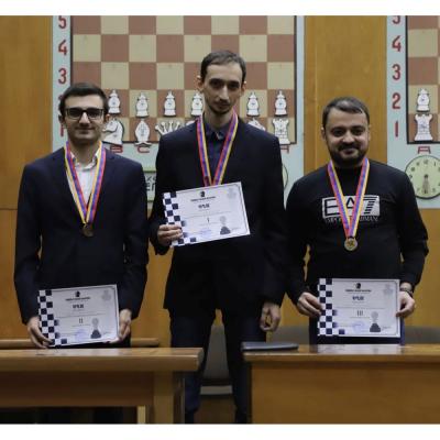 Роберт Оганесян и Сусанна Габоян стали чемпионами Армении по шахматам 2024 года